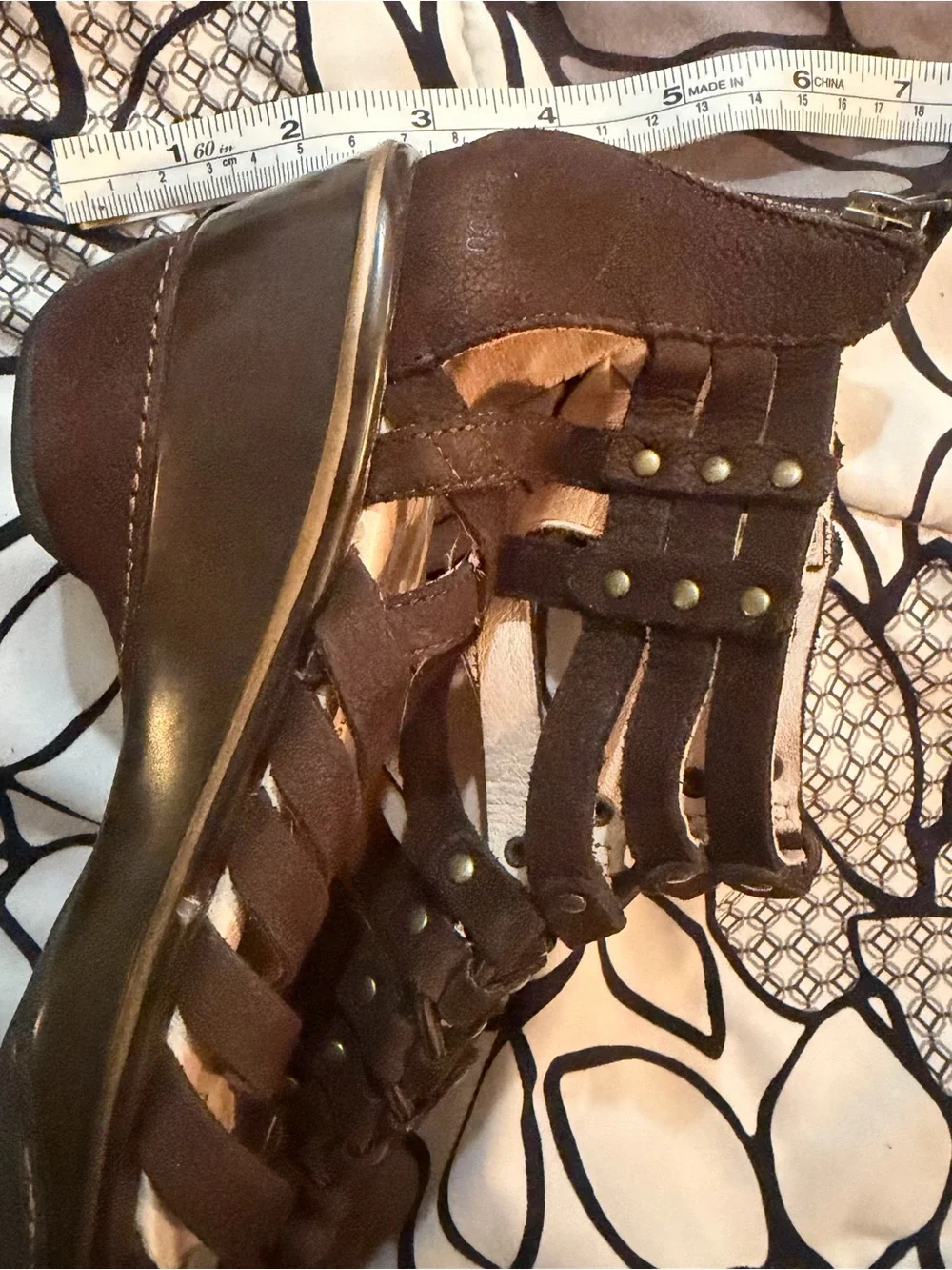 Jambu Sugar Wedge Strappy Brown Suede Gladiator Sandals - Women's Fashion